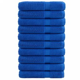 Berkfield Home Premium Towels SOLUND 10pcs Blue 100x200cm 600gsm - thumbnail 1