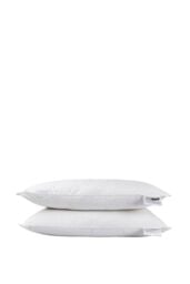 Homescapes Pure Mulberry Silk Blend Pillow Pair with 100% Cotton Casing in White - thumbnail 4