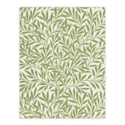 "Artery8 Willow Leaves Bright Pattern W. Morris Vintage Wall Art Print Poster in Green - Size: W18"" x H24""" - thumbnail 1