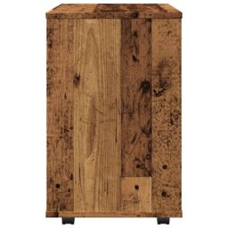 Berkfield Home Rolling Cabinet Old Wood 46x36x59 cm Engineered Wood in Brown - Size: 46 x 36 x 59 cm - thumbnail 6