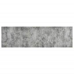Berkfield Home Kitchen Rug Washable Beton 60x180 cm Velvet in Grey - thumbnail 1