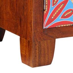 Berkfield Home Bedside Cabinet 40x30x45 cm Solid Wood Acacia in Brown - Size: 40 x 30 x 45 cm - thumbnail 7