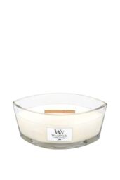 Woodwick Women's Linen Spa Ellipse Candle in White - thumbnail 2
