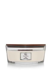 Woodwick Women's Linen Spa Ellipse Candle in White