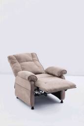 Groundlevel Electric Modern Recliner Chair in Natural - thumbnail 2