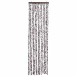 Berkfield Home Insect Curtain Brown & Beige 56x200 cm Chenille - thumbnail 1