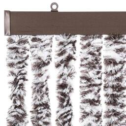 Berkfield Home Insect Curtain Brown & Beige 56x200 cm Chenille - thumbnail 4
