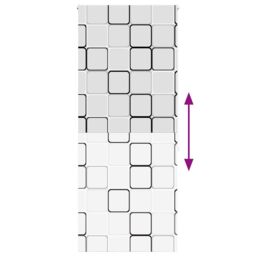 Berkfield Home Shower Roller Blind 90x240 cm Fabric Width 86 cm in Black - thumbnail 5