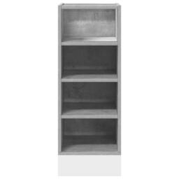 Berkfield Home Durable Bottom Cabinet Concrete Grey 30x44, 5x81, 5 cm Engineered Wood - thumbnail 4
