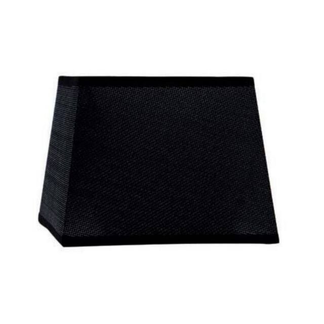Netlighting Habana Black Square Shade 240 240x 165mm Suitable for Table Lamps - image 1