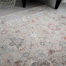 The Rug Shop UK Beige Traditional Abstract Polypropylene Easy to Clean Rug - Size: 200 cm x 290 cm - thumbnail 5