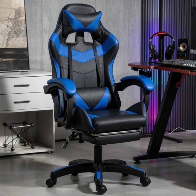 EONLION Massage Office Home Chair Gaming in Black - Size: 100 cm - image 1