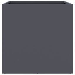 Berkfield Home Planter Anthracite 49x47x46 cm Steel in Dark Grey - Size: 49 x 47 x 46 cm - thumbnail 6