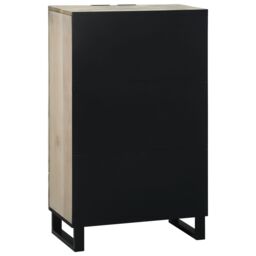 Berkfield Home Media Storage Cabinets & Racks with Drawer with Storage with Door White & Black - thumbnail 5