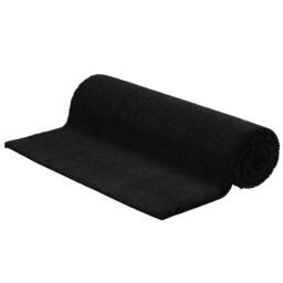 Berkfield Home Door Mat Black 80x100 cm Tufted Coir - thumbnail 1