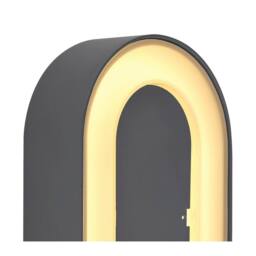 Netlighting Sura Outdoor Flush Wall Lamp Anthracite IP54 LED 3000K in Grey - thumbnail 3