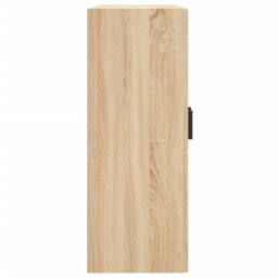 Berkfield Home Wall Mounted Cabinet Sonoma Oak 69.5x34x90 cm Engineered Wood in Brown - thumbnail 8