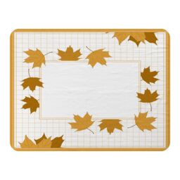 Benjamin Tate Design Golden Autumn Blanket in Natural - Size: 120 cm x 150 cm - thumbnail 1