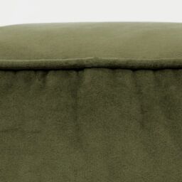 icon Milano Velvet Bean Bag Pouffe Midnight Blue Large Velvet Footstools in Olive - thumbnail 5