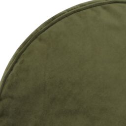 icon Milano Velvet Bean Bag Pouffe Midnight Blue Large Velvet Footstools in Olive - thumbnail 7