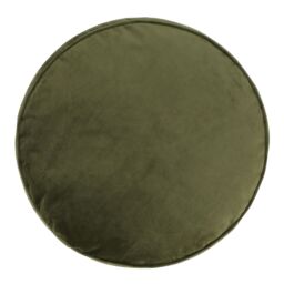 icon Milano Velvet Bean Bag Pouffe Midnight Blue Large Velvet Footstools in Olive - thumbnail 4