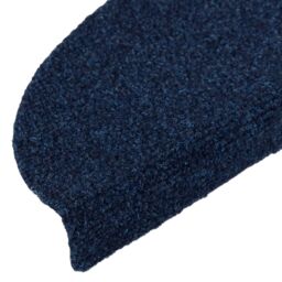 Berkfield Home Self-adhesive Stair Mats 5 pcs Navy 56x17x3 cm Needle Punch in Blue - Size: Medium - thumbnail 6
