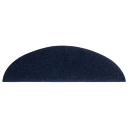 Berkfield Home Self-adhesive Stair Mats 5 pcs Navy 56x17x3 cm Needle Punch in Blue - Size: Medium - thumbnail 5