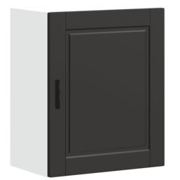 Berkfield Home Kitchen Wall Cabinet¬†Porto Black Engineered Wood in White - thumbnail 2