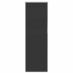Berkfield Home Roller Blind Blackout Black 45x130 cm Fabric Width 40.7 cm Polyester - thumbnail 2