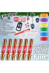 Arsenal FC Christmas Crackers Arsenal Xmas Gift in Red - Size: 6 Pack - thumbnail 5