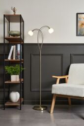 BHS Lighting Soni Floor Lamp in Metallic Gold - thumbnail 4