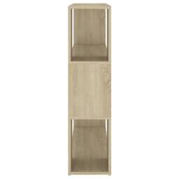 Berkfield Home Book Cabinet Room Divider Sonoma Oak 100x24x94 cm in Brown - Size: 100 x 24 x 94 cm - thumbnail 6
