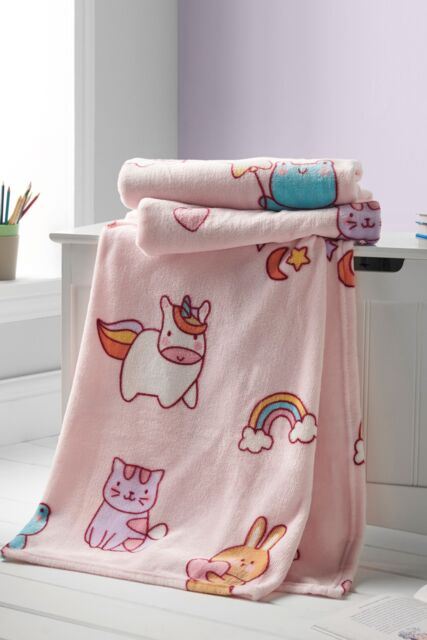 Catherine Lansfield 'Forever Together' Cosy Fleece Blanket Throw - Size: 130 cm x 170 cm - image 1