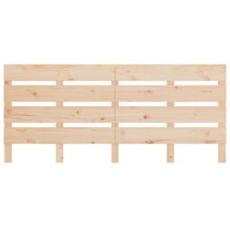 Berkfield Home Headboard 150x3x80 cm Solid Wood Pine in Brown - Size: 150 x 3 x 80 cm - thumbnail 4