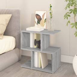 Berkfield Home Bedside Cabinet Grey Sonoma 50x30x51.5 cm Engineered Wood - thumbnail 3