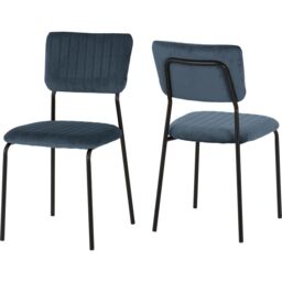 Seconique Sheldon Chair (Box of 4) in Navy - thumbnail 2