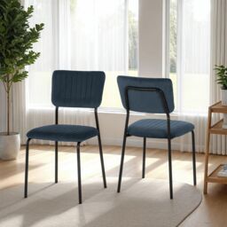 Seconique Sheldon Chair (Box of 4) in Navy - thumbnail 1