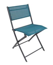 VCM 4-piece garden chair Folding chair Sumila in Turquoise - thumbnail 5