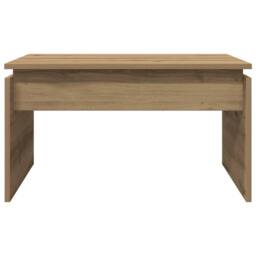 Berkfield Home Decorative Coffee Table Artisan Oak 68x50x38 cm Engineered Wood in Brown - Size: 68 x 50 x 38 cm - thumbnail 4