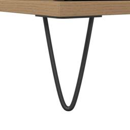 Berkfield Home Classic Bathroom Cabinet Artisan Oak 30x30x190 cm Engineered Wood in Brown - Size: 30 x 30 x 190 cm - thumbnail 9