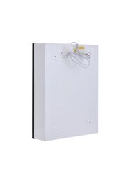Living and Home Single Door Fog Free LED Bathroom Mirror Cabinet in White - thumbnail 5