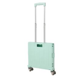 Living and Home 65L Foldable Shopping Trolley with Wheels in Green - thumbnail 4