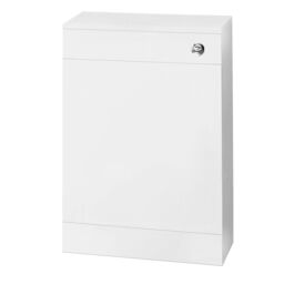 Balterley Slimline WC Unit with Concealed Cistern Gloss White 500mm - thumbnail 1