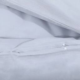 Berkfield Home Elegant Duvet Cover Set Grey 200x200 cm Cotton - thumbnail 8