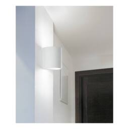 Netlighting SHINE Plaster Wall Light White 11x11.5x10.5cm - Size: 11x11.5x10.5 cm - thumbnail 2
