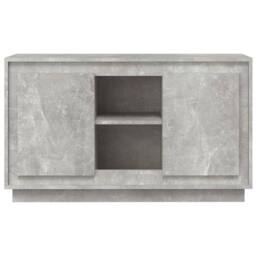 Berkfield Home Sideboard Concrete Grey 102x35x60 cm Engineered Wood - Size: 102 x 35 x 60 cm - thumbnail 5