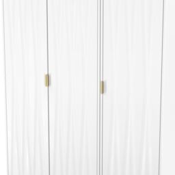 Ready Assembled 2 U Dallas 3 Door Wardrobe (Ready Assembled) in White - Size: Large - thumbnail 4