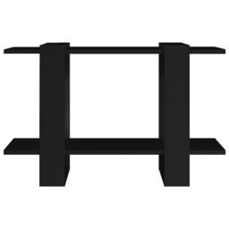 Berkfield Home Book Cabinet/Room Divider Black 80x30x51 cm - Size: 80 x 30 x 51 cm - thumbnail 5