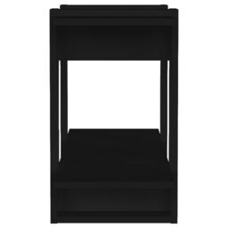 Berkfield Home Book Cabinet/Room Divider Black 80x30x51 cm - Size: 80 x 30 x 51 cm - thumbnail 6