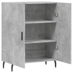 Berkfield Home Sideboard Concrete Grey 69.5x34x90 cm Engineered Wood - thumbnail 6